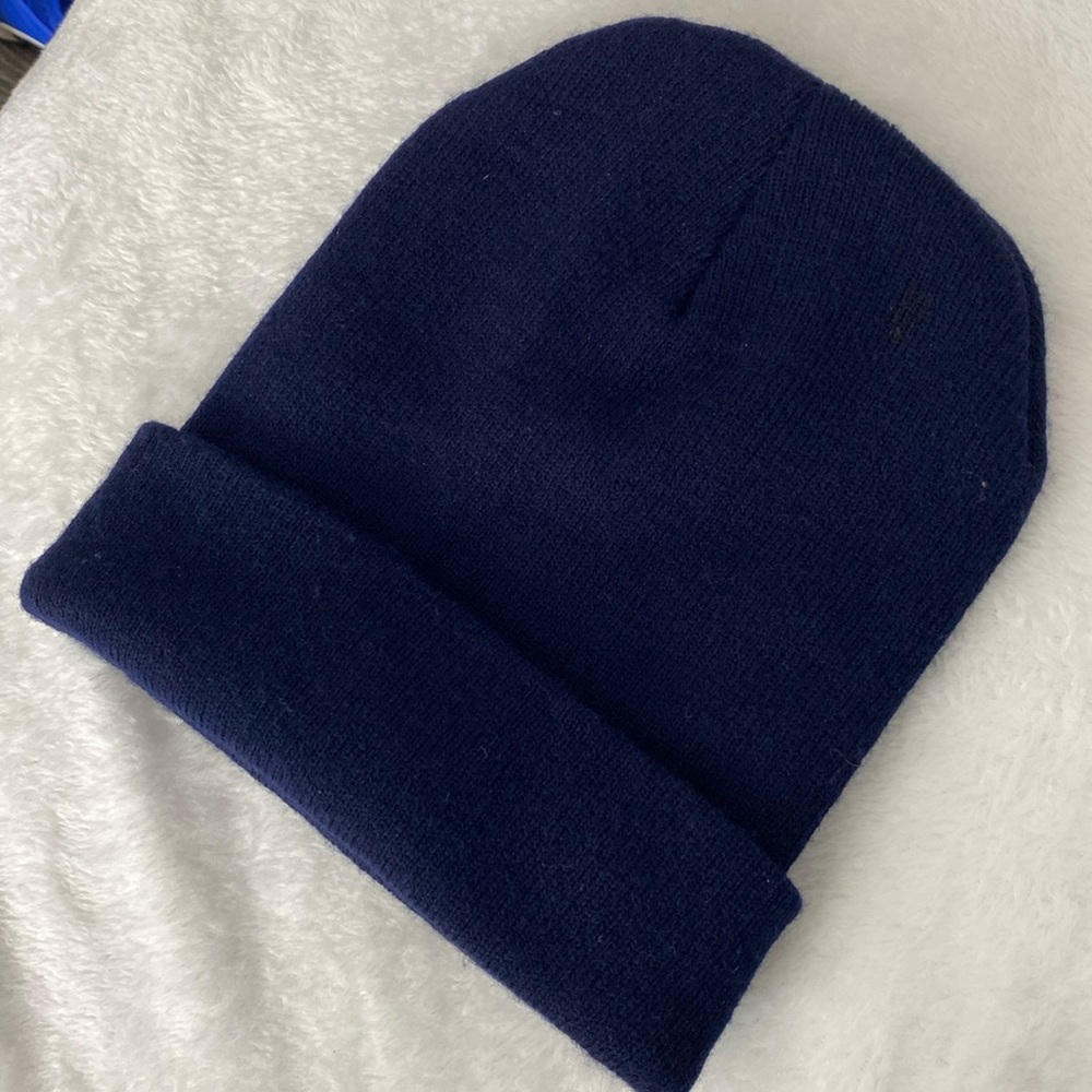 Navy beanie